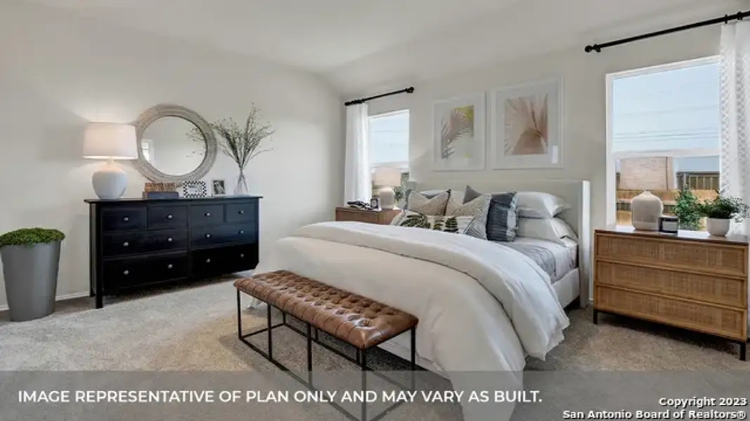 Furnished interior view inside a new home in Swenson Heights, Seguin (Image 3).
