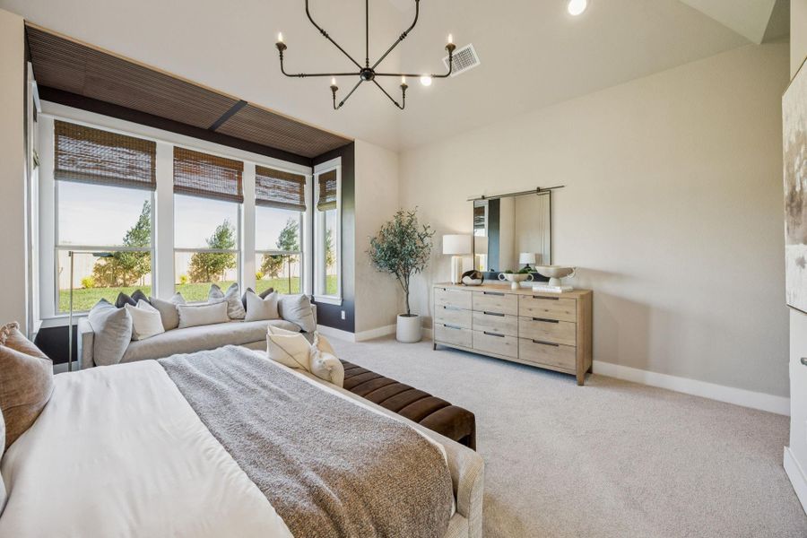 Furnished interior view inside a new home in Ryehill, Sugar Land (Image 35).