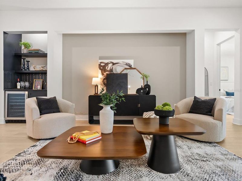 Furnished interior view inside a new home in , Orlando (Image 55).