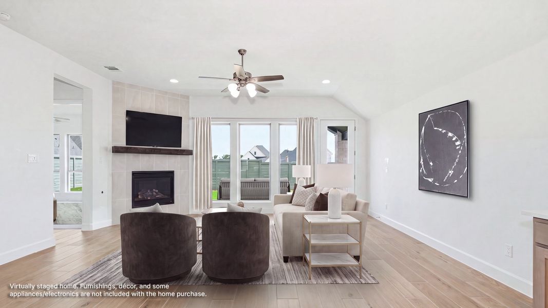 Furnished interior view inside a new home in Ramble, Celina (Image 9).