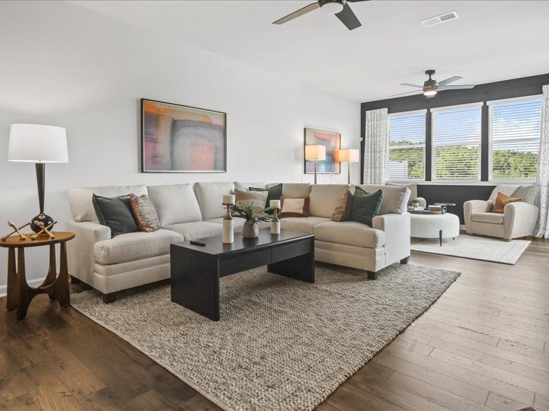Furnished interior view inside a new home in Wyndermere, Greenville (Image 7).