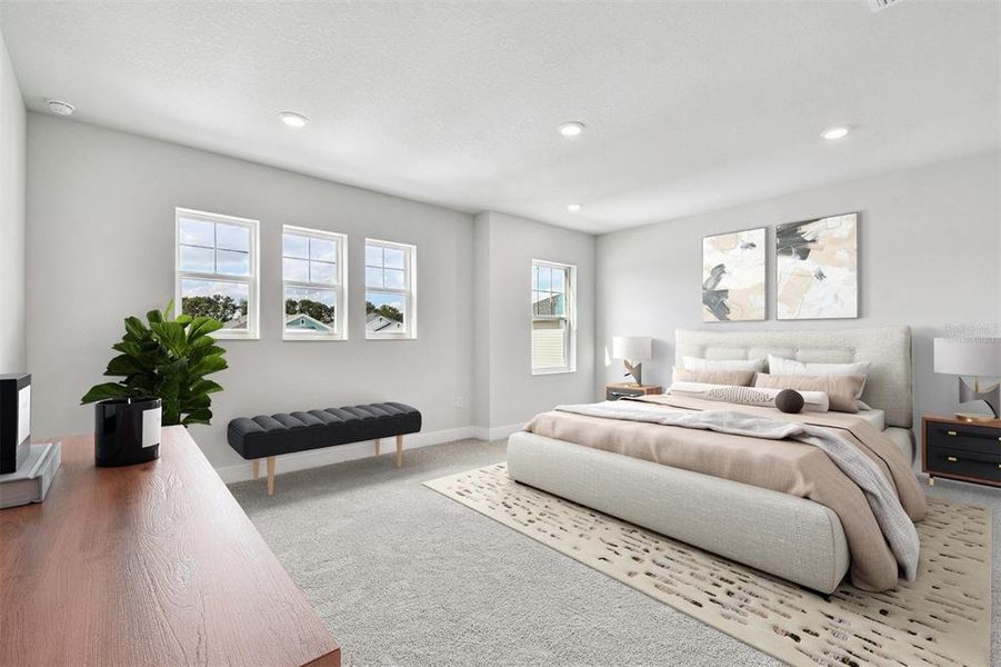 Furnished interior view inside a new home in Persimmon Park - Garden Series, Wesley Chapel (Image 11).