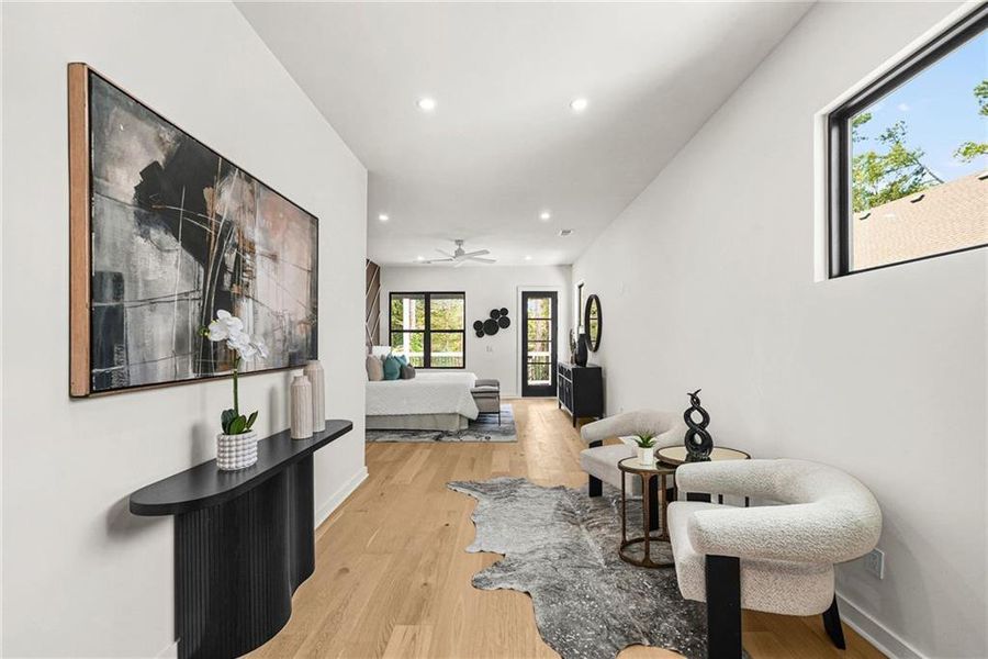 Furnished interior view inside a new home in , Atlanta (Image 5).