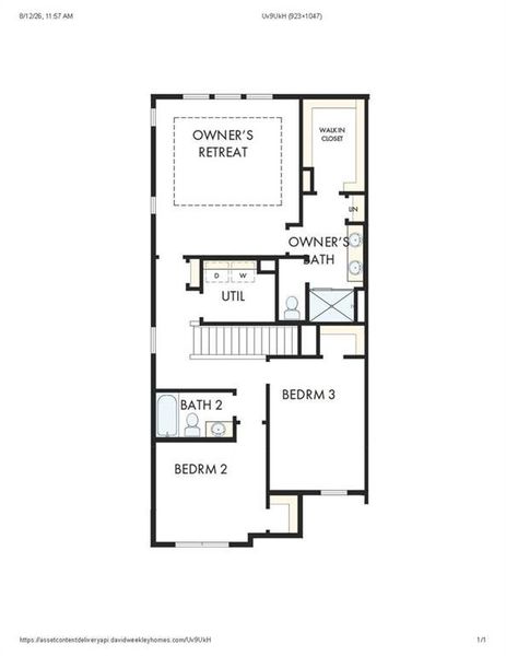 2D floor plan layout of this home in Grandview Terrace, Canton, GA (Image 3). 2D floor plan layout of this home in Grandview Terrace, Canton, GA (Image 3).