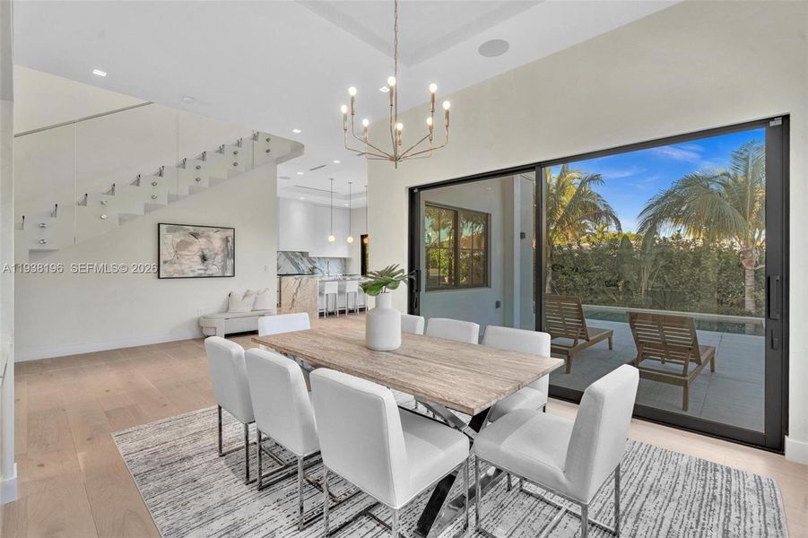 Furnished interior view inside a new home in , Surfside (Image 38).