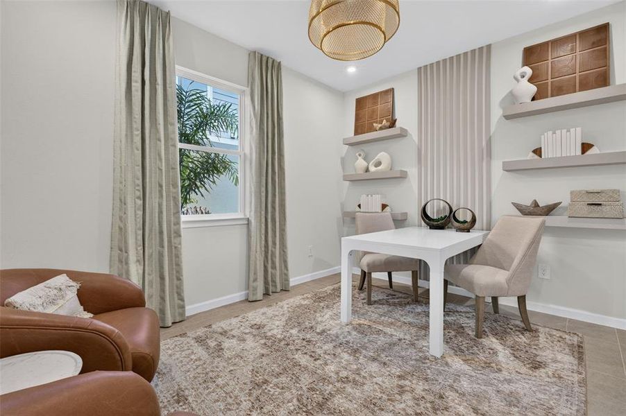 Furnished interior view inside a new home in Pasadena Ridge Master, Dade City (Image 22).