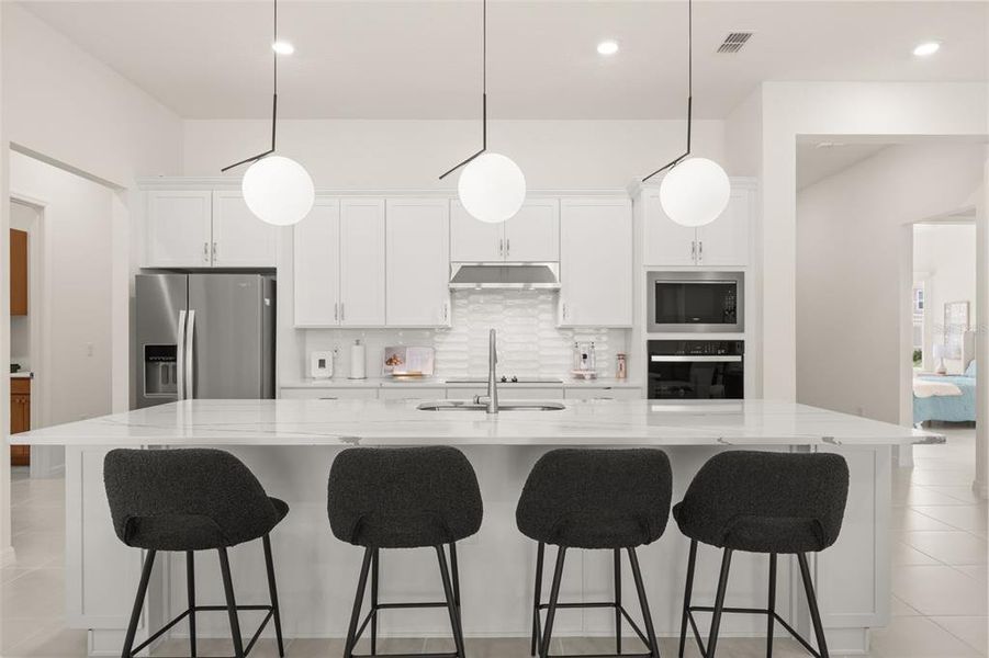 Furnished interior view inside a new home in , Winter Garden (Image 11).