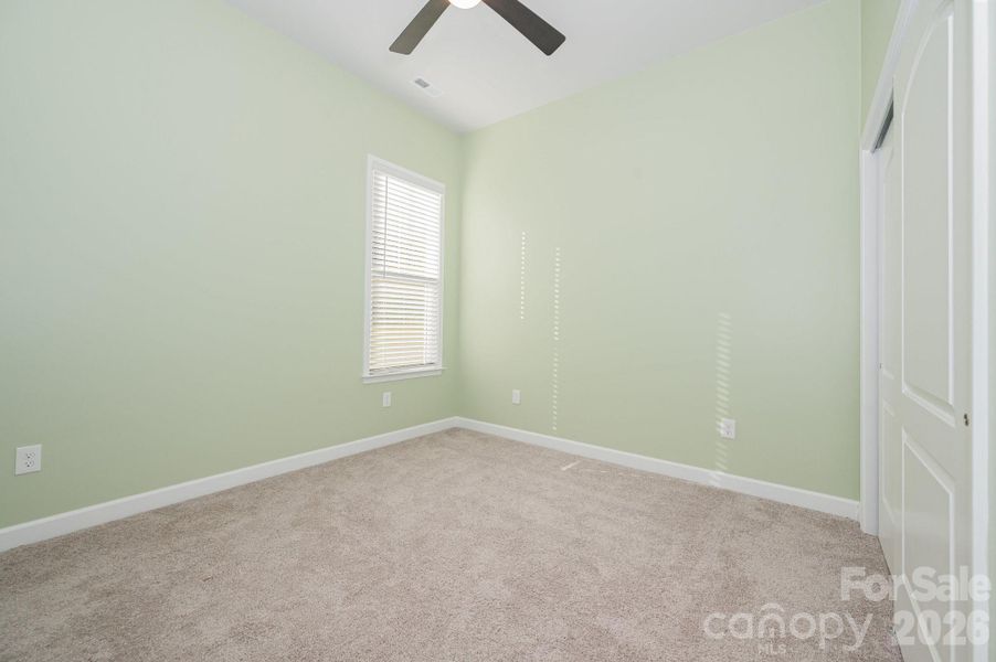 Spacious secondary bedroom #2. Spacious secondary bedroom #2.