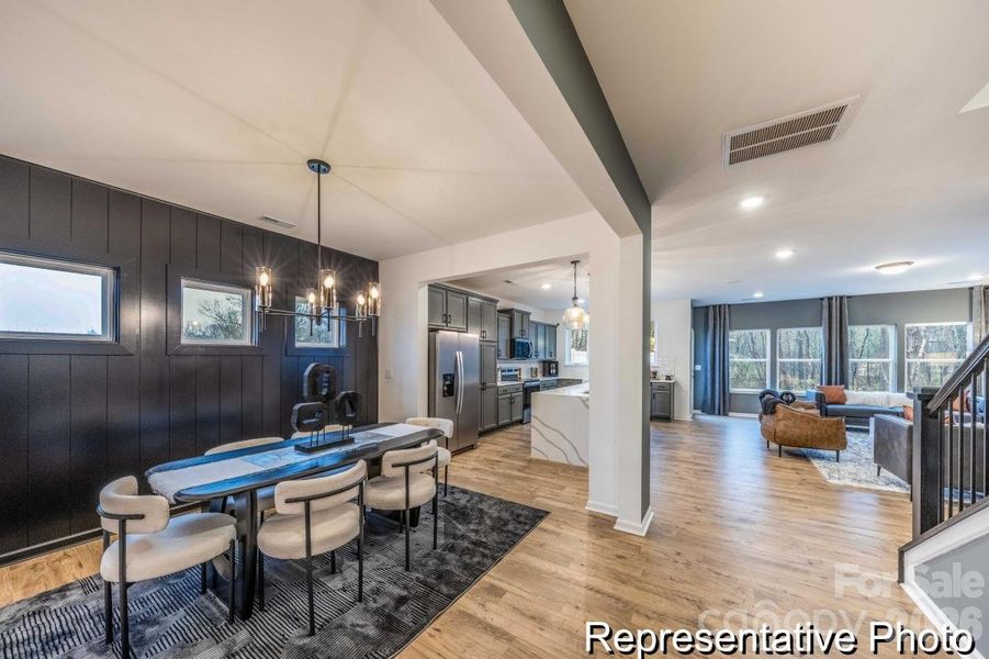 Furnished interior view inside a new home in Huntington Hills, Lincolnton (Image 4).