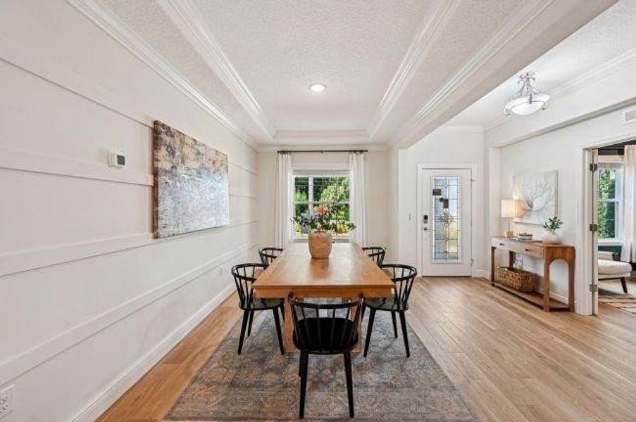 Model home - actual features may vary.