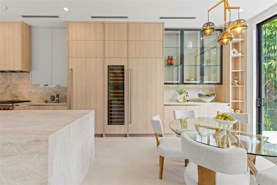 Furnished interior view inside a new home in , Coral Gables (Image 36).