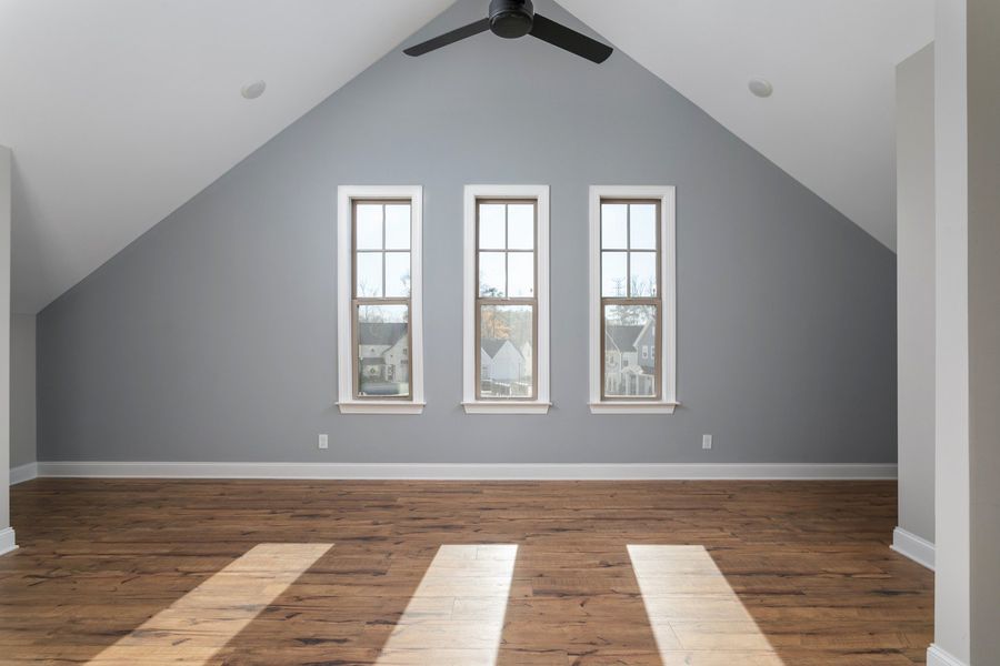 Representative unfurnished interior of a home built from the The Cumberland by Greentech Homes LLC in Nature's Cove, Ooltewah (Image 21). Representative unfurnished interior of a home built from the The Cumberland by Greentech Homes LLC in Nature's Cove, Ooltewah (Image 21).