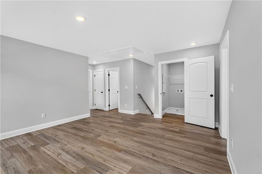 Spacious, unfurnished interior of a new home in Villas at Dawsonville, Dawsonville (Image 43). Spacious, unfurnished interior of a new home in Villas at Dawsonville, Dawsonville (Image 43).