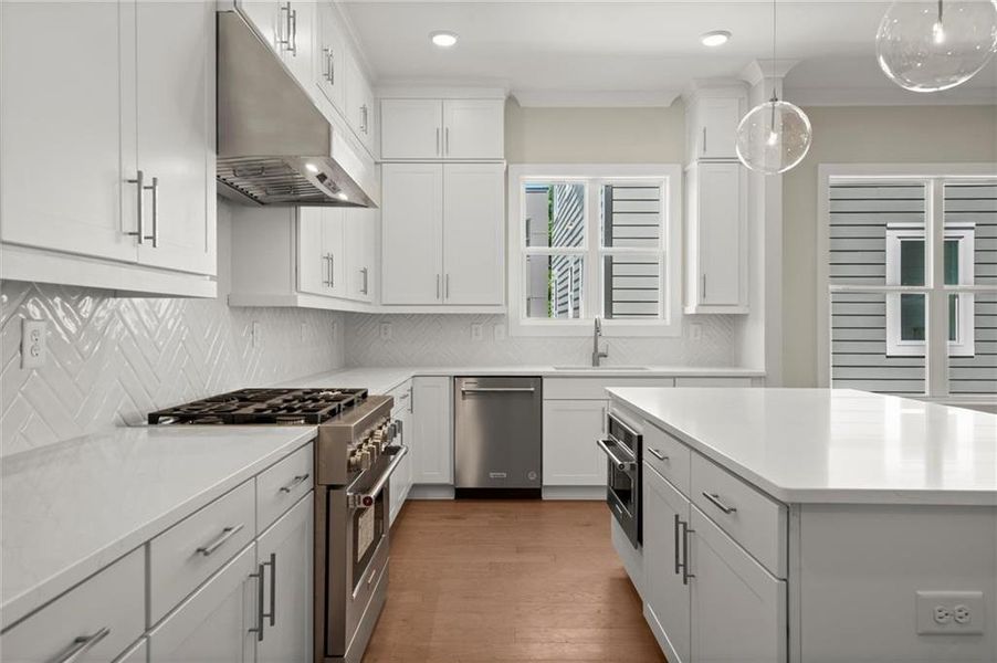 Furnished interior view inside a new home in West Town, Atlanta (Image 35).