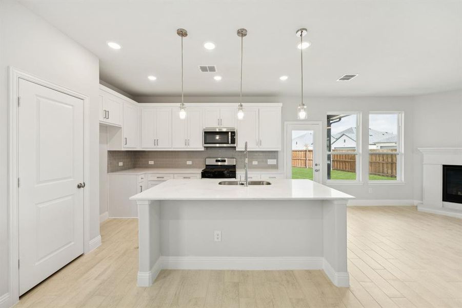 Furnished interior view inside a new home in Sicily, Princeton (Image 5).