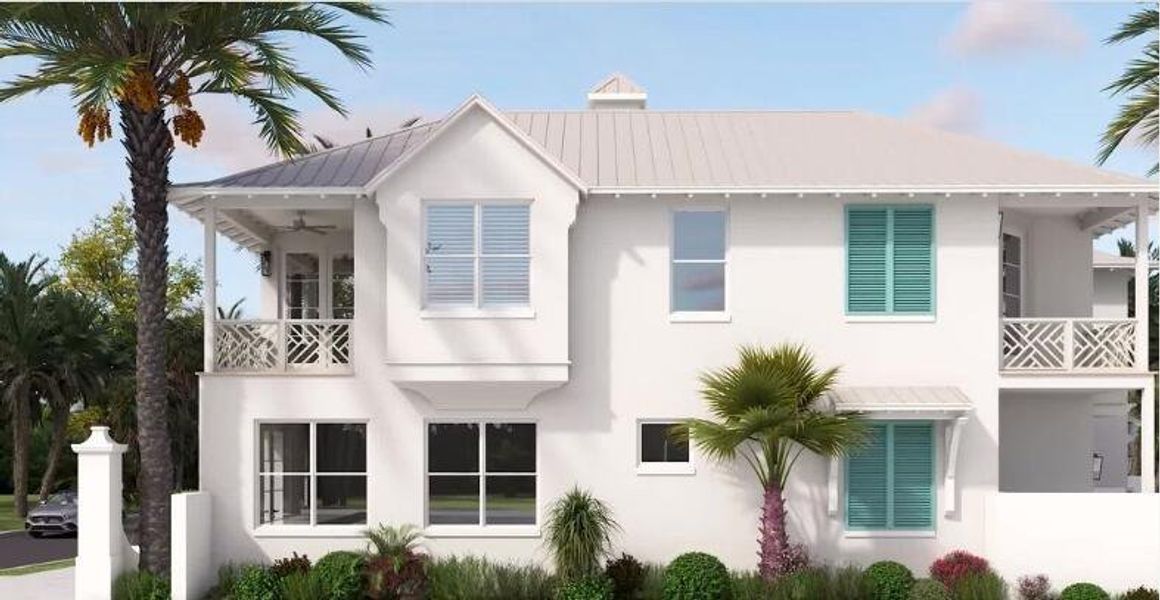 Front exterior of a new home in , Fort Pierce, FL, highlighting curb appeal (Image 19). Front exterior of a new home in , Fort Pierce, FL, highlighting curb appeal (Image 19).