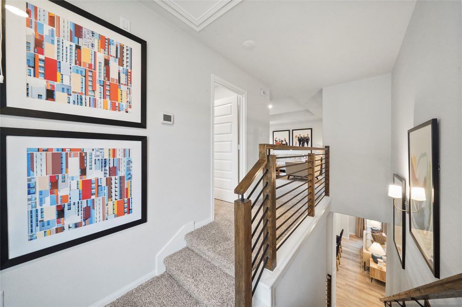 Furnished interior view inside a new home in Liberty Estates, Cleveland (Image 18).