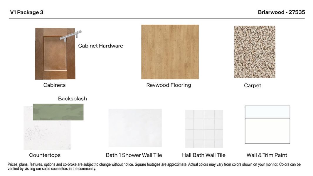 Materials commonly used for homes built from the The Gaven by D.R. Horton in Briarwood, Elgin (Image 6).