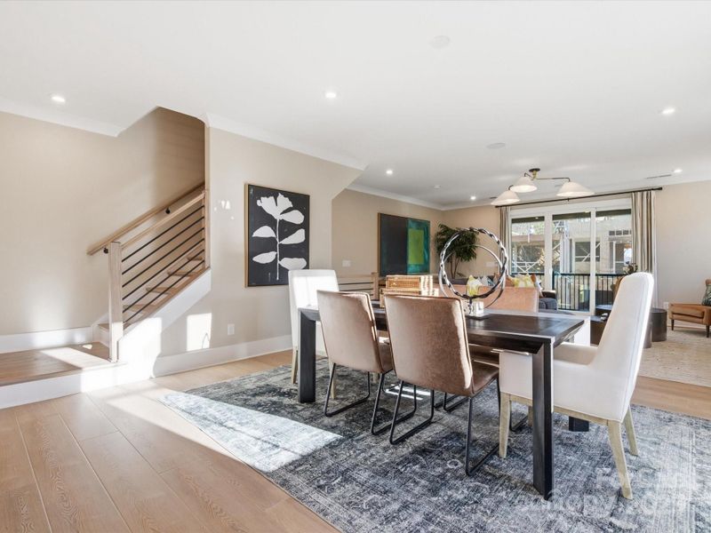 Open Rail Detail Adds Design Interest and Promotes Natural Flow. *Model Photos | Actual Finishes, Structural Selections, and Orientation May Vary.