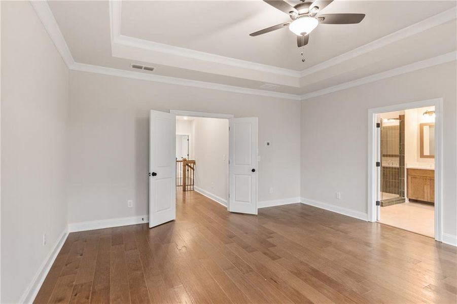 Spacious, unfurnished interior of a new home in Waterside Townhomes, Peachtree Corners (Image 23).