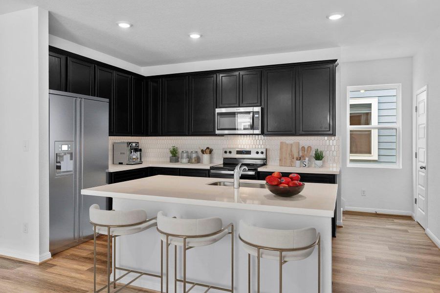 Light & Bright Kitchen - Virtually Staged