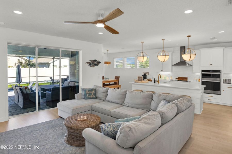 Furnished interior view inside a new home in Seaside Vista, St. Augustine (Image 19). Furnished interior view inside a new home in Seaside Vista, St. Augustine (Image 19).