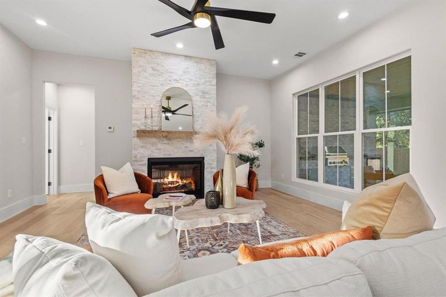 Furnished interior view inside a new home in , Denison (Image 16). Furnished interior view inside a new home in , Denison (Image 16).