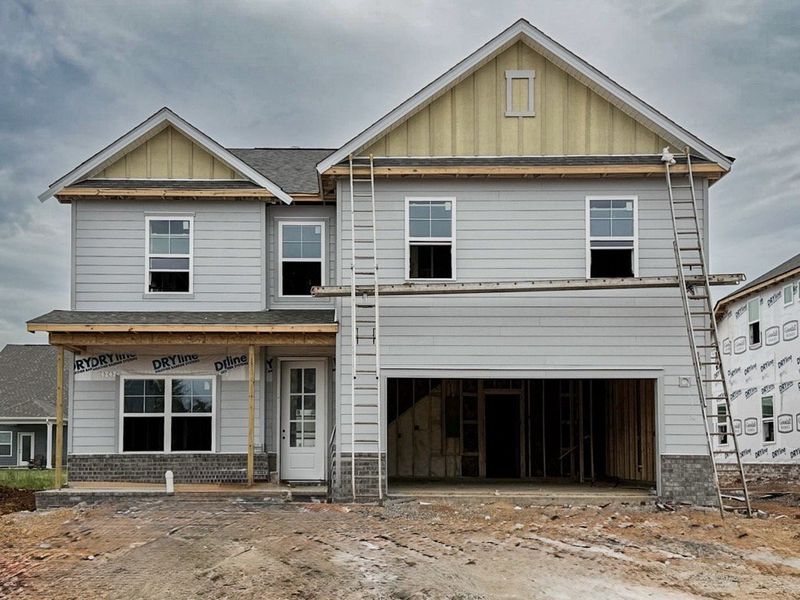 *Photo of actual home under construction May 2026