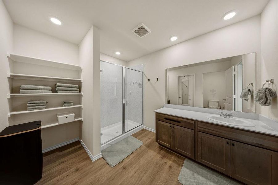 Furnished interior view inside a new home in Leonard Crossing, Leonard (Image 8).