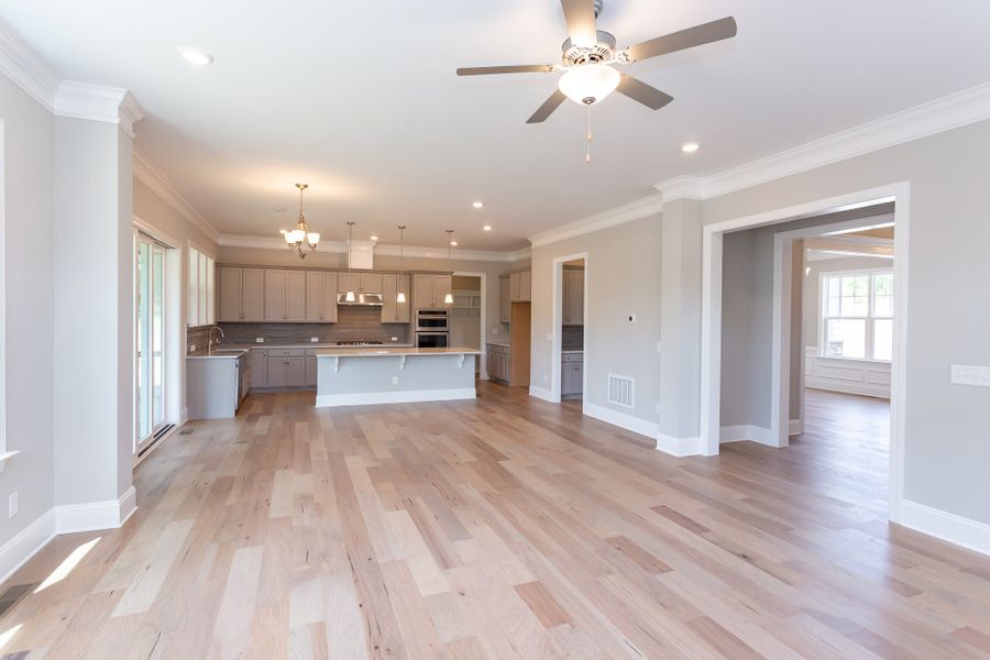 Representative unfurnished interior of a home built from the Statesville by Caruso Homes in Sauls Landing, Zebulon (Image 96). Representative unfurnished interior of a home built from the Statesville by Caruso Homes in Sauls Landing, Zebulon (Image 96).