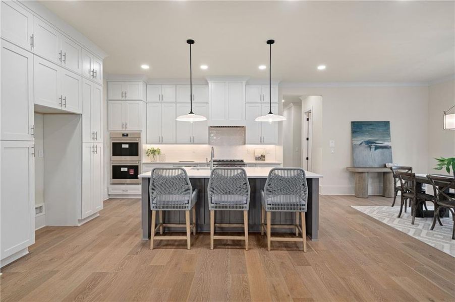 Furnished interior view inside a new home in , Atlanta (Image 9).