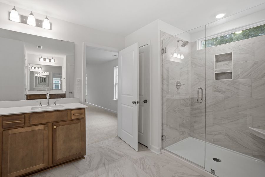 Furnished interior view inside a new home in Georgias Landing, Raleigh (Image 12).