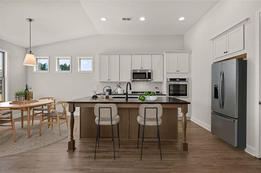 Furnished interior view inside a new home in Soleil Summit Chase, Snellville (Image 11).
