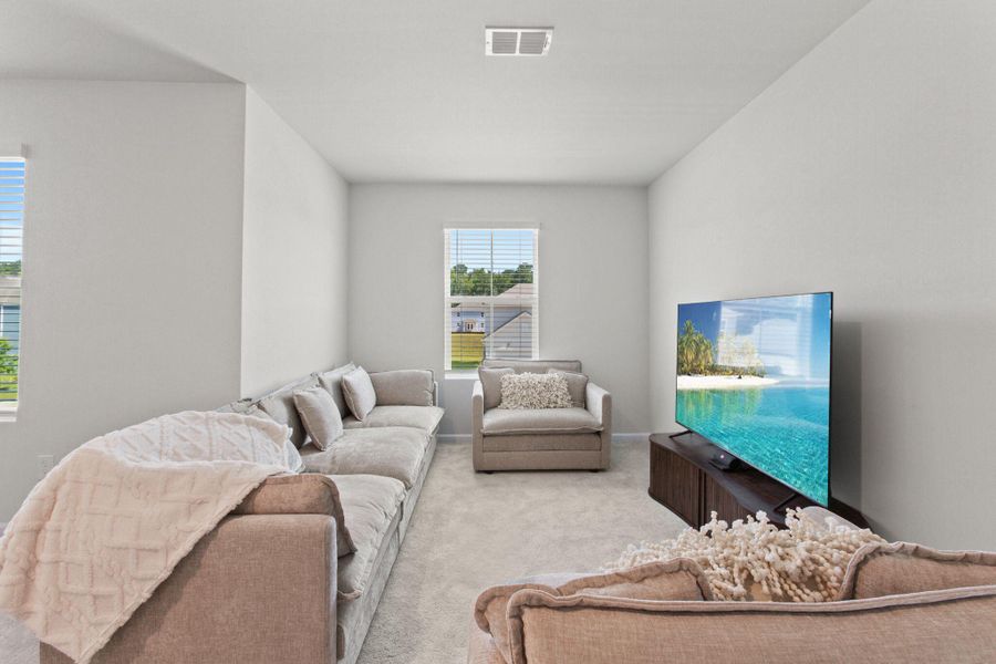 Furnished interior view inside a new home in , Summerville (Image 7). Furnished interior view inside a new home in , Summerville (Image 7).