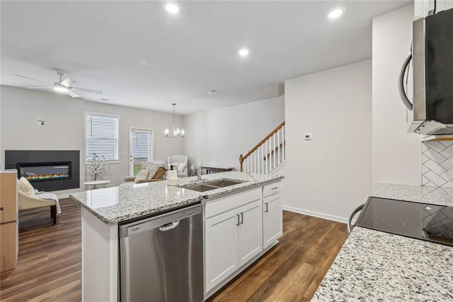 Furnished interior view inside a new home in , Decatur (Image 7).