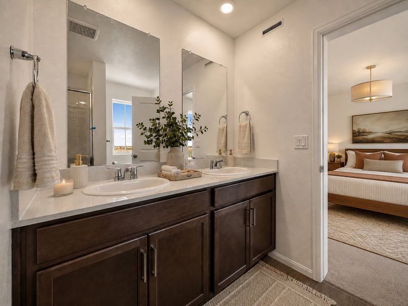 Furnished interior view inside a new home in Lake Bluff, Greeley (Image 9).