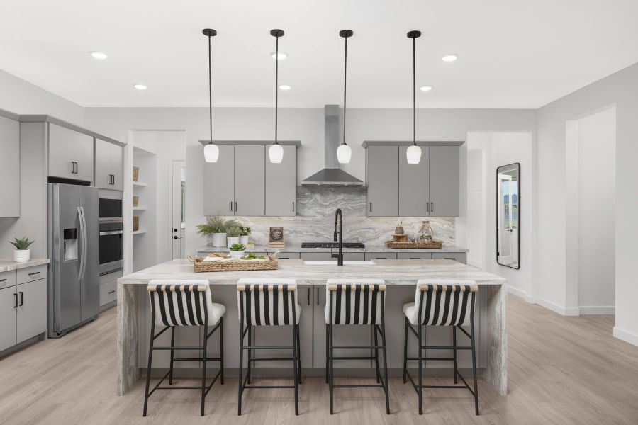 Representative furnished interior of a home built from the Currant by Mattamy Homes in White Tank Vistas, Waddell (Image 7).