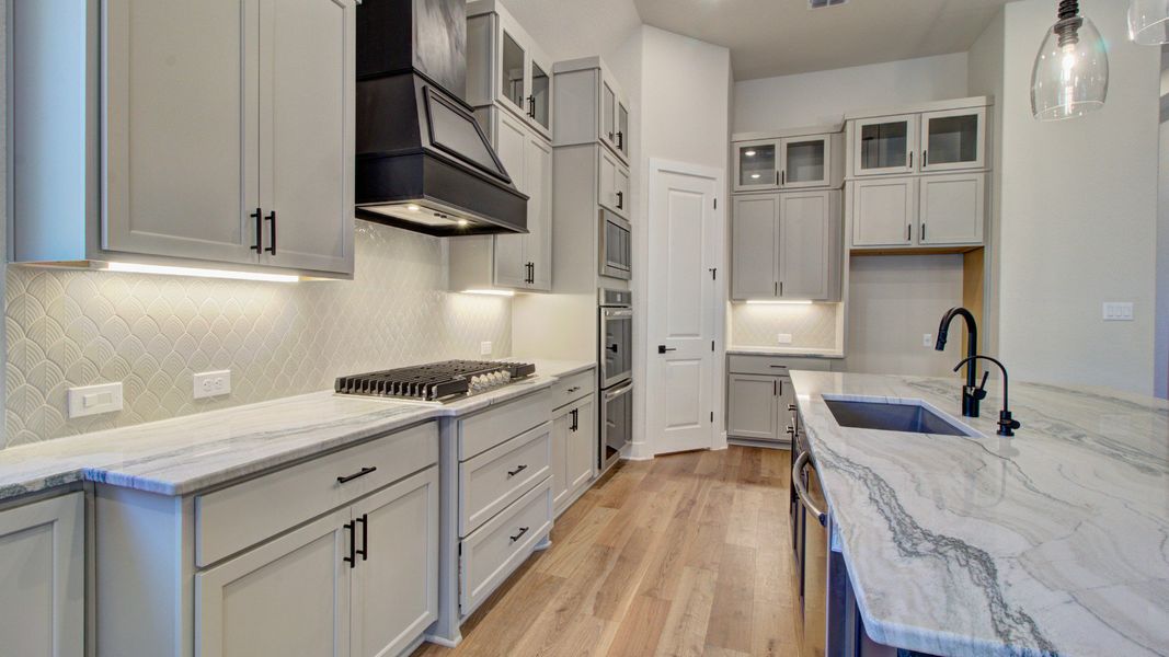 Furnished interior view inside a new home in Verandas at the Rim, San Antonio (Image 15). Furnished interior view inside a new home in Verandas at the Rim, San Antonio (Image 15).