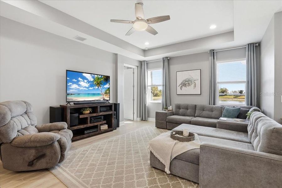 Furnished interior view inside a new home in Cypress Glen at River Wilderness, Parrish (Image 11).