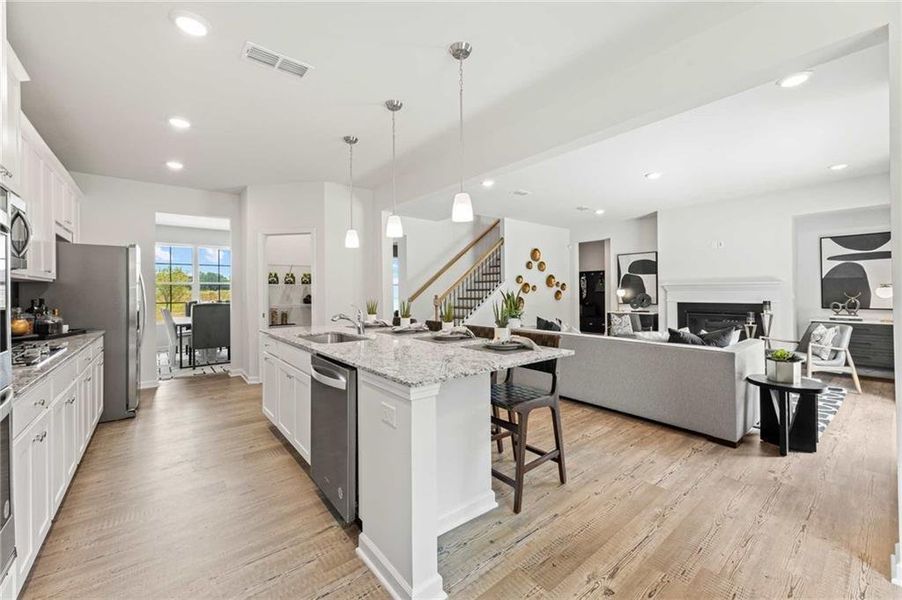 Furnished interior view inside a new home in Oakhurst Manor, McDonough (Image 10). Furnished interior view inside a new home in Oakhurst Manor, McDonough (Image 10).