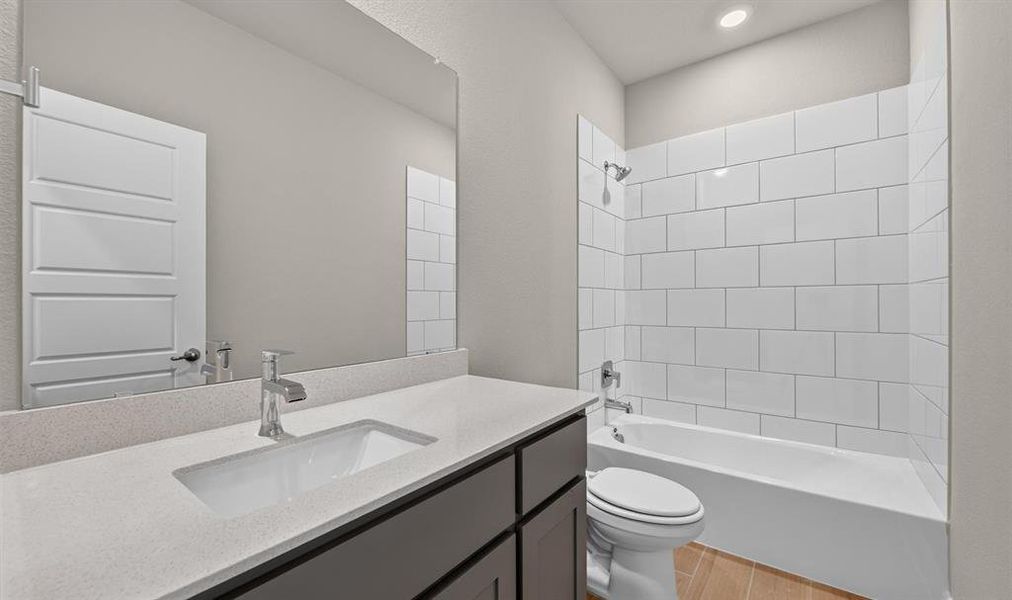 Furnished interior view inside a new home in Treeline, Justin (Image 15).