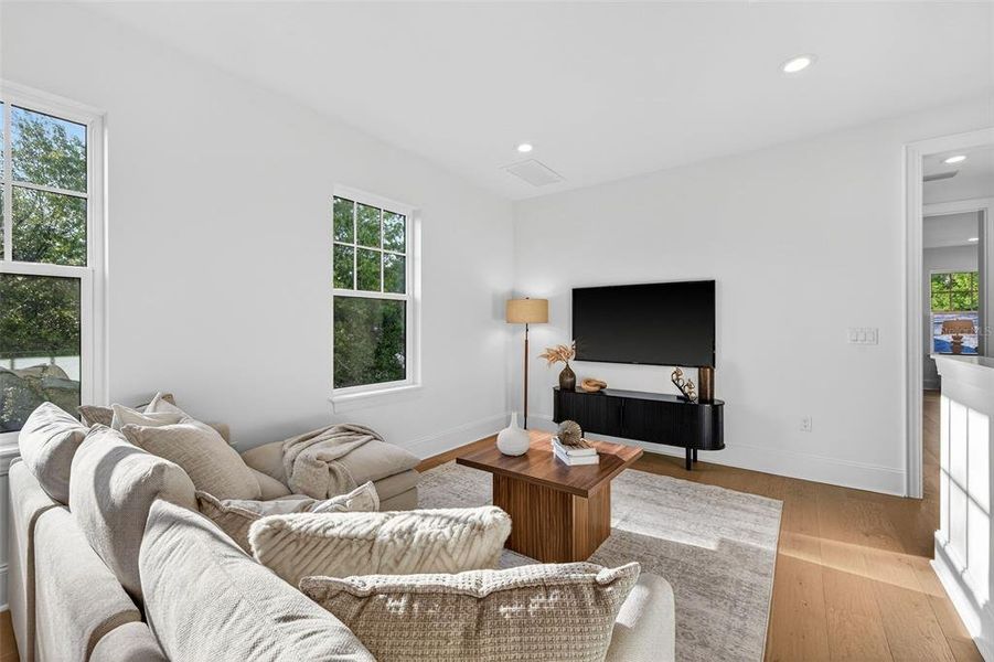 Furnished interior view inside a new home in , St. Petersburg (Image 19).