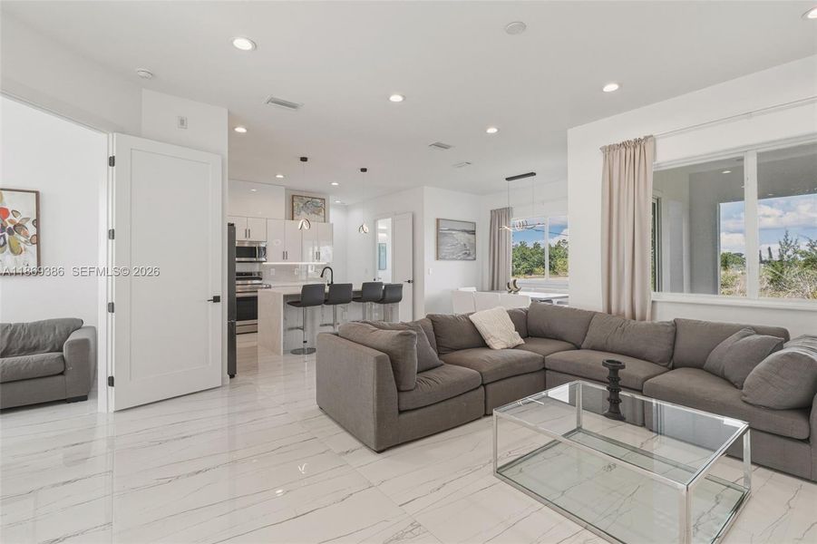 Furnished interior view inside a new home in , Port Charlotte (Image 10). Furnished interior view inside a new home in , Port Charlotte (Image 10).