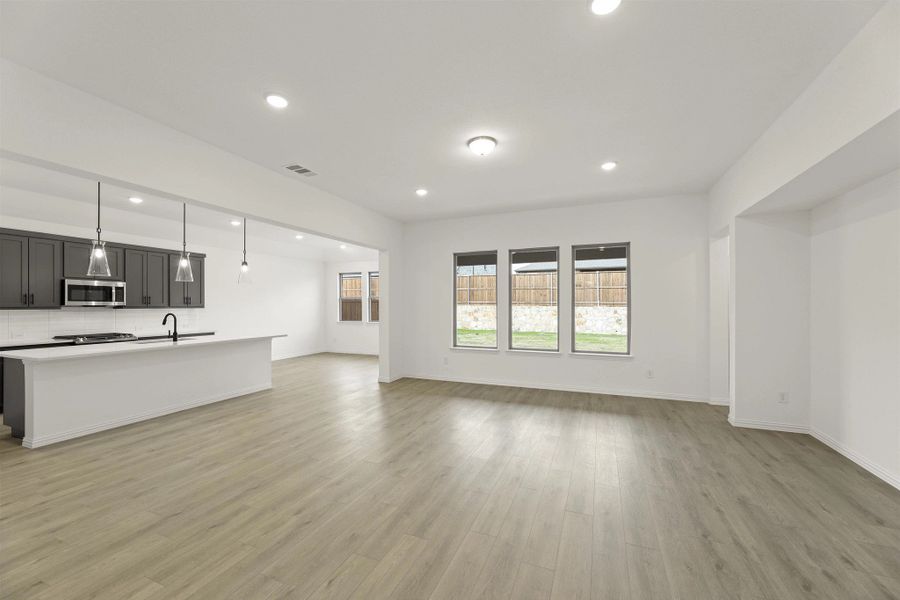 Open Kitchen-Living-Dining Room Representative Photo