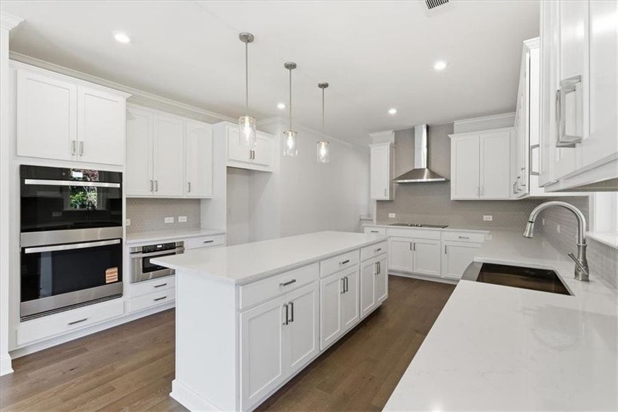 Furnished interior view inside a new home in The Estates at Hurricane Pointe, Douglasville (Image 14).