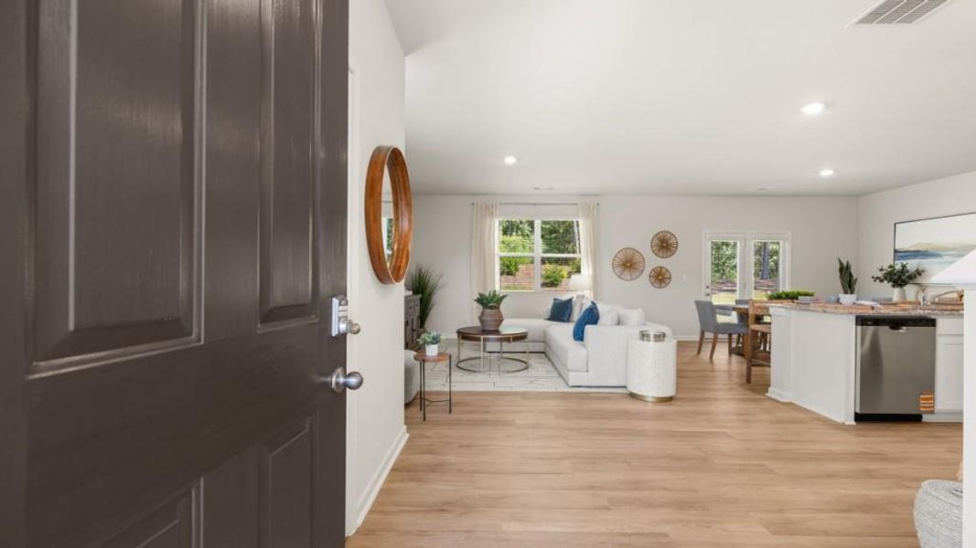 Furnished interior view inside a new home in Pointe Park, Union City (Image 6).