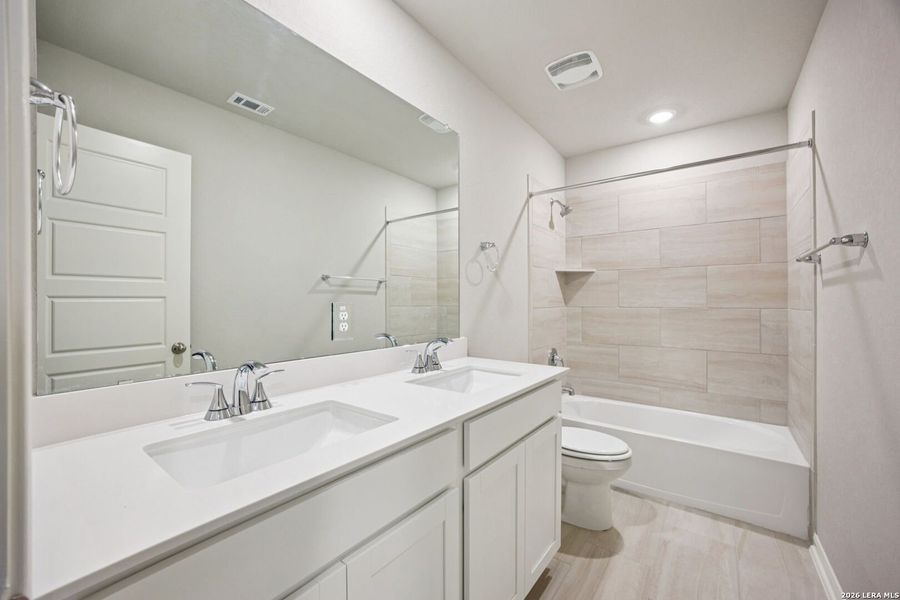 Furnished interior view inside a new home in Kallison Ranch, San Antonio (Image 13).