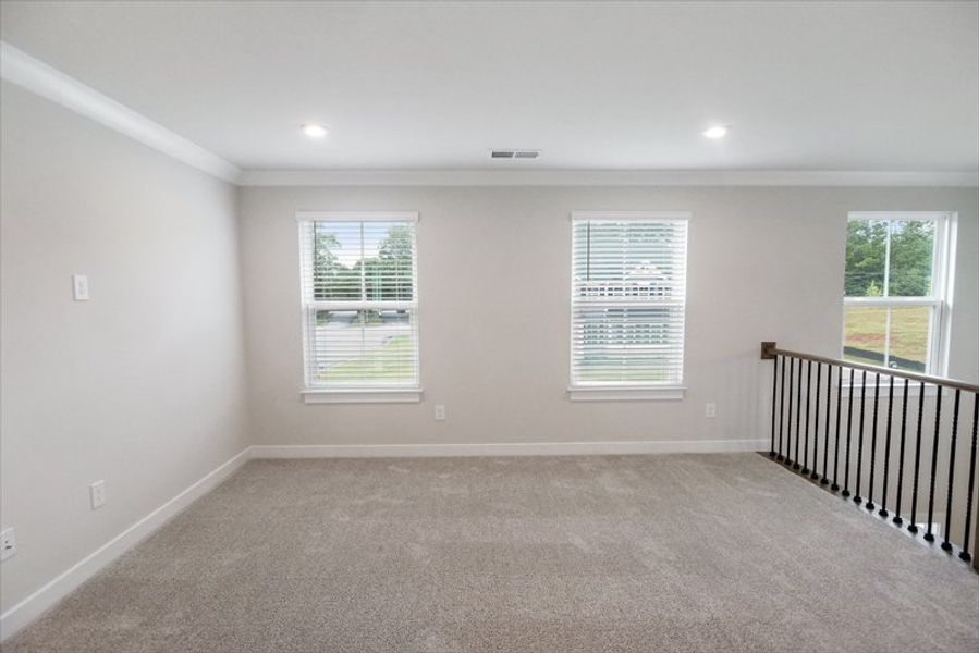 Spacious, unfurnished interior of a new home in Everly Estates, Spartanburg (Image 28). Spacious, unfurnished interior of a new home in Everly Estates, Spartanburg (Image 28).