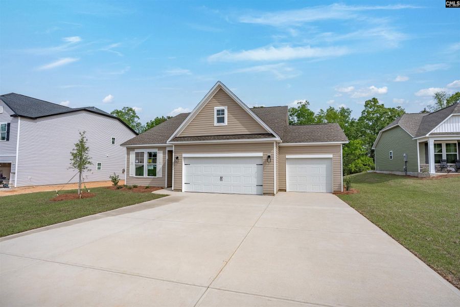 Front exterior of a new home in Rolling Hills, Prosperity, SC, highlighting curb appeal (Image 17). Front exterior of a new home in Rolling Hills, Prosperity, SC, highlighting curb appeal (Image 17).