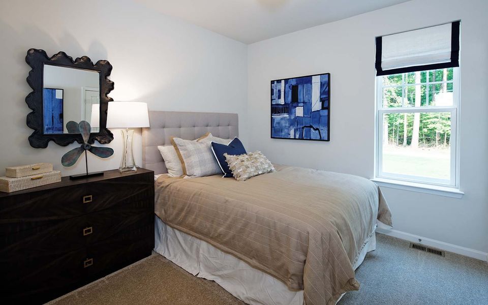 Representative furnished interior of a home built from the Blair by Brookfield Residential in Wendell Falls, Wendell (Image 5).